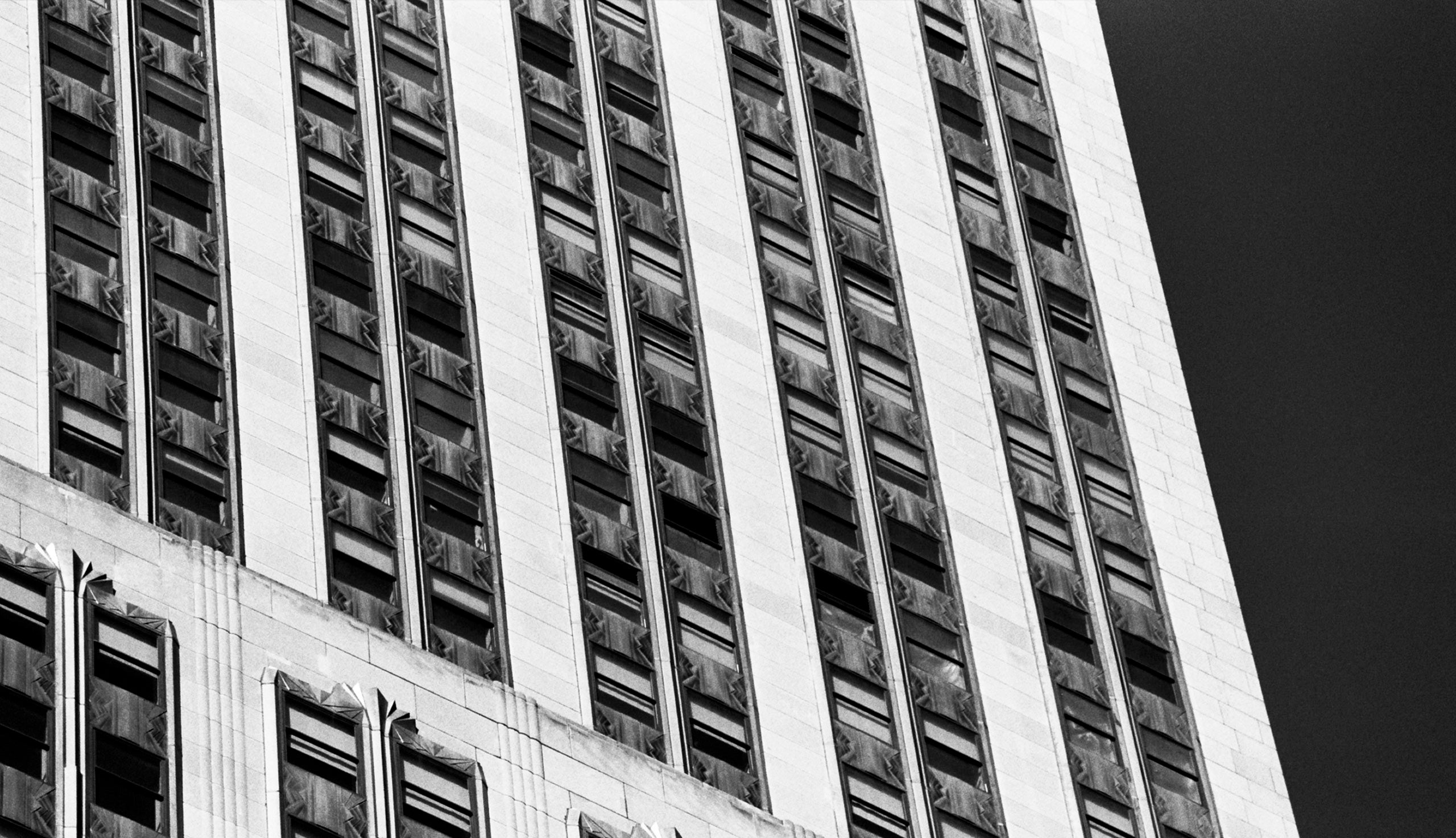 The fa&#xE7;ade of the Empire State Building