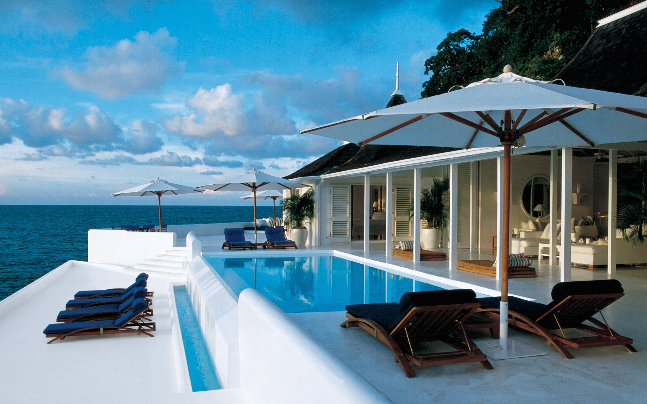 The view from White Orchid, Ralph Lauren&#x2019;s oceanside cottage in Round Hill, Jamaica