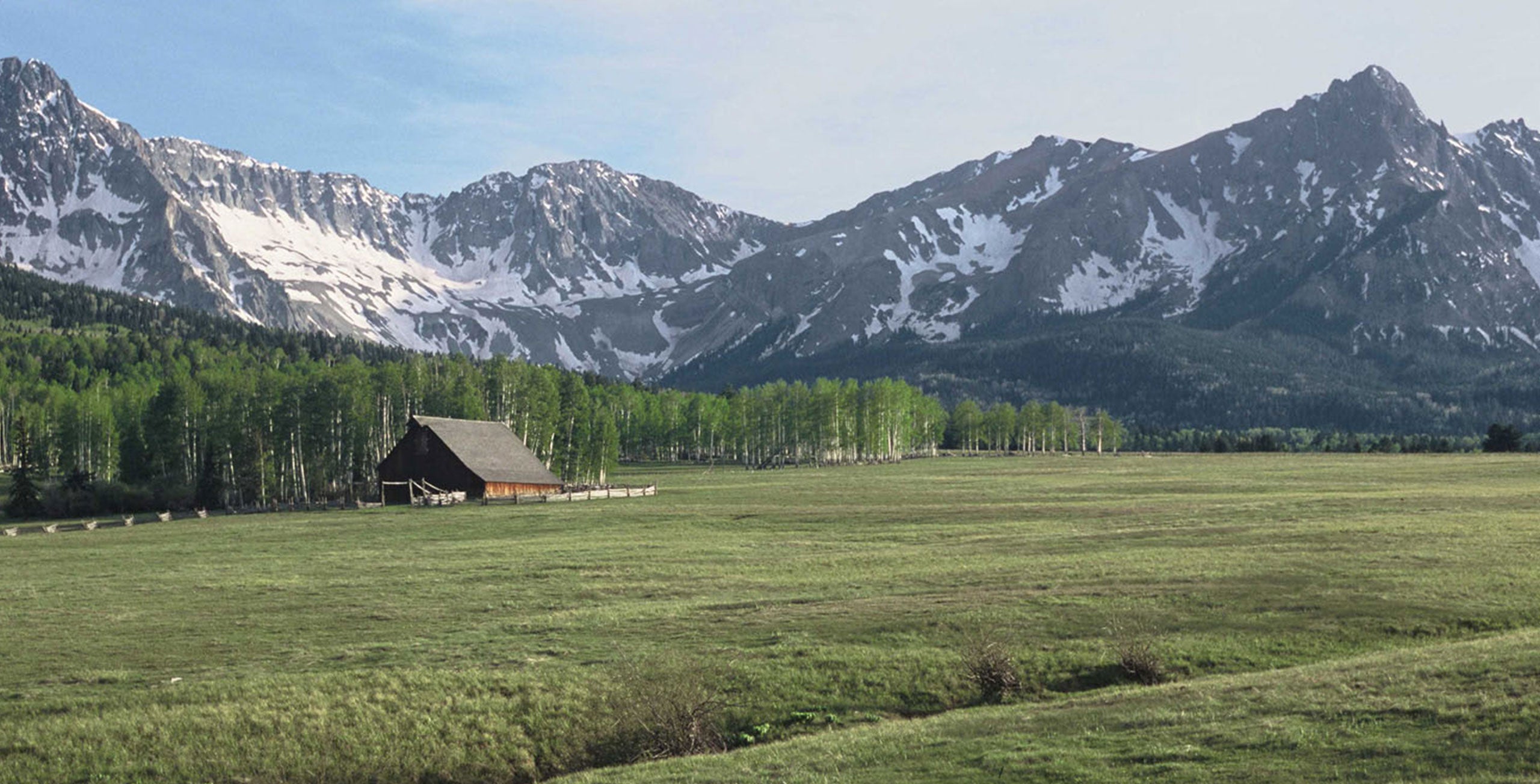 The restored Vance barn