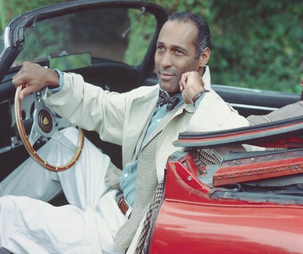 Rashid Silvera in der Polo-Frühjahrskampagne 1991