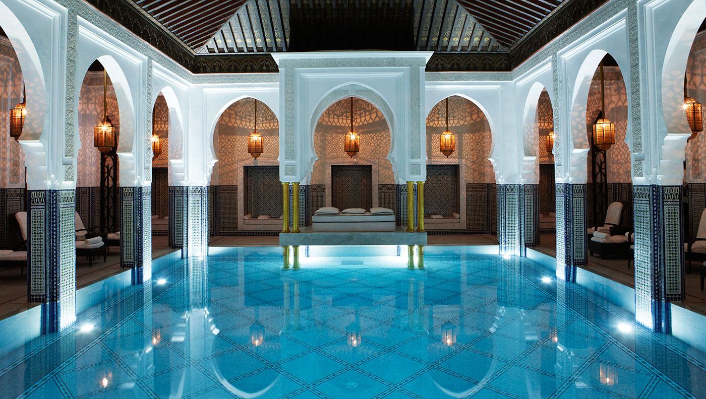  G&#xF6;nnen Sie sich im ber&#xFC;hmten Hotel La Mamounia die ultimative Hammam-Behandlung